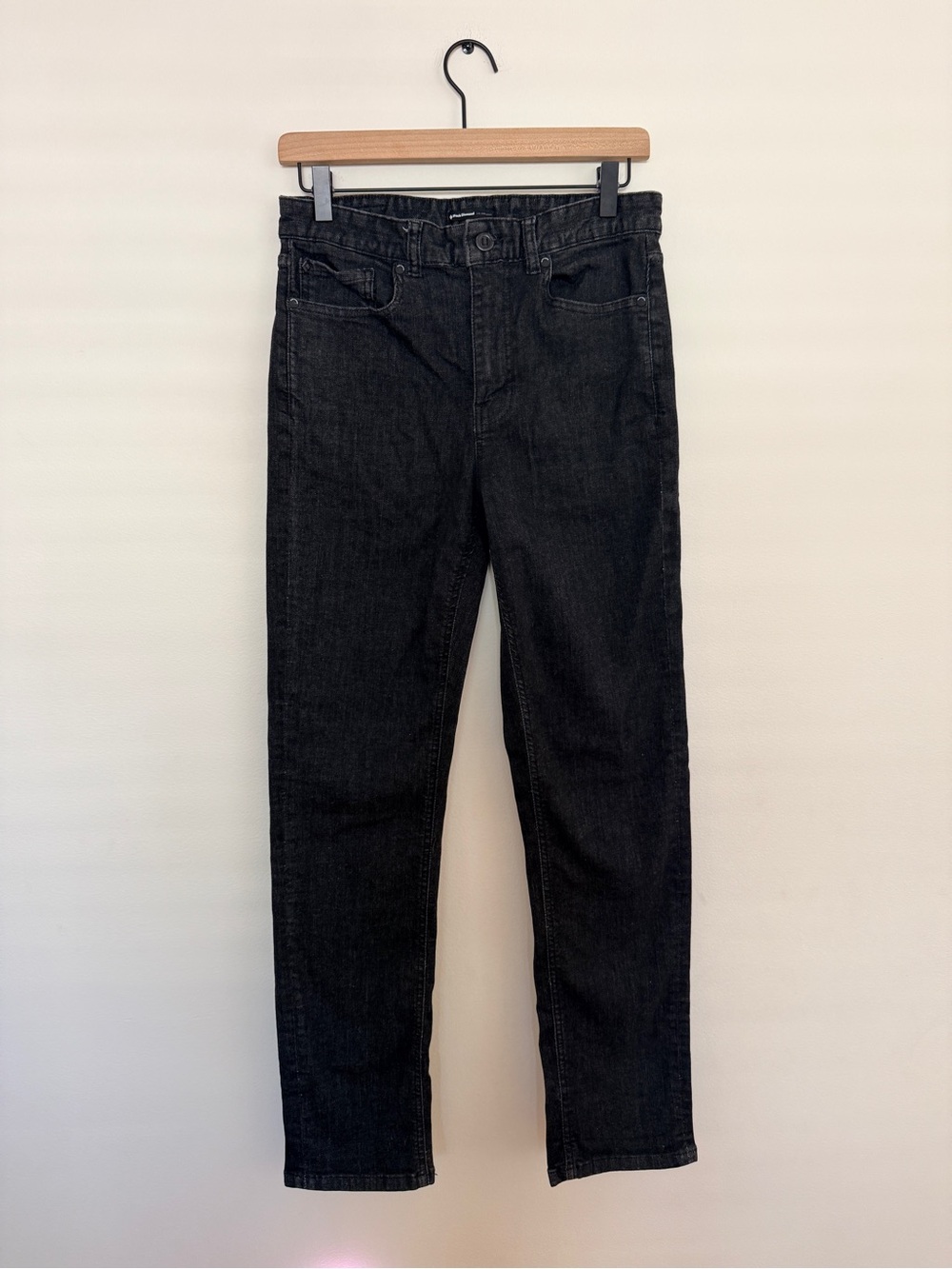Men's Black Diamond Black Jeans - Classic Straight Fit